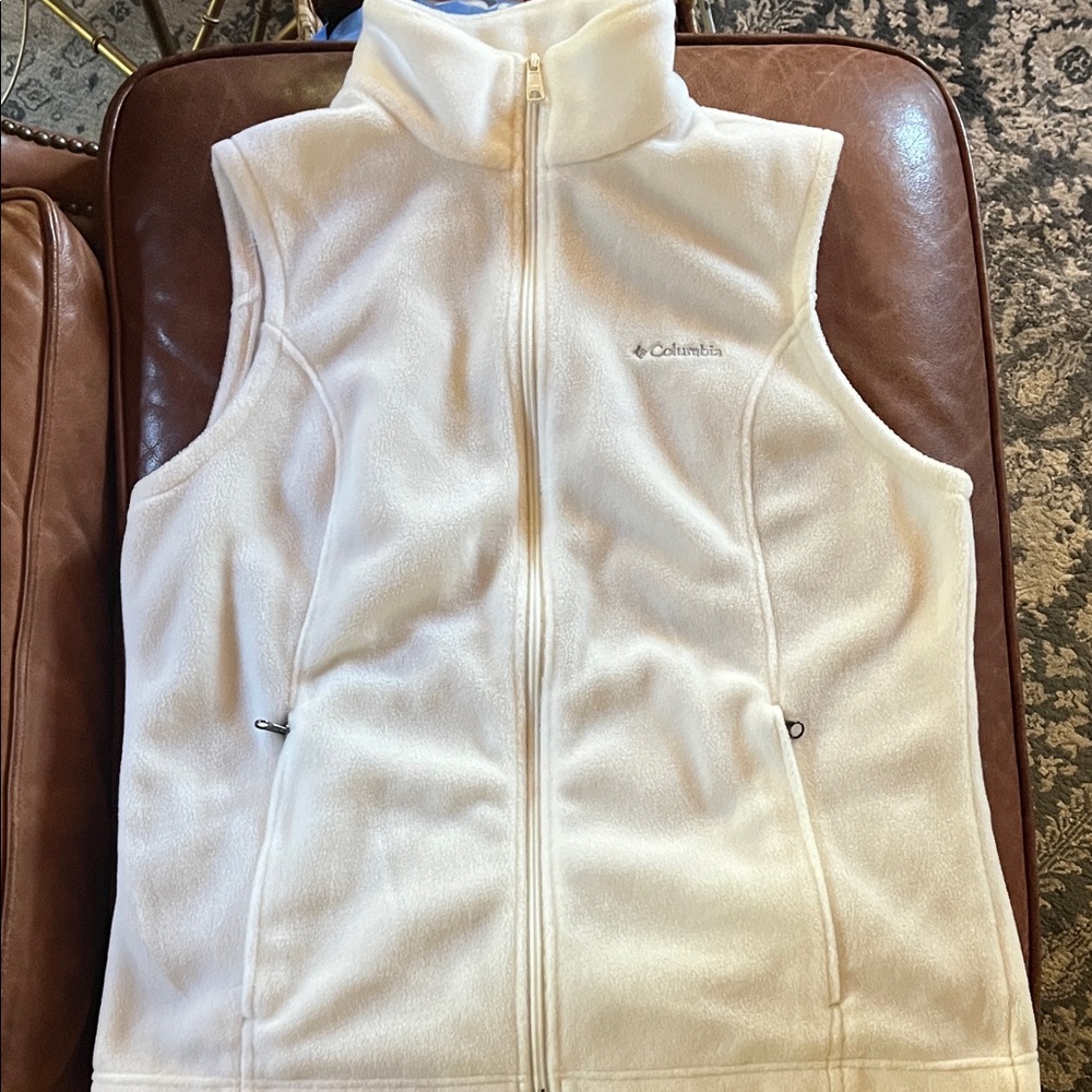 Columbia Ivory Fleece Vest
